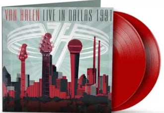 RSDBF Van Halen Live In Dallas 1991 RED VINYL HV LOGO ETCHING 2LP